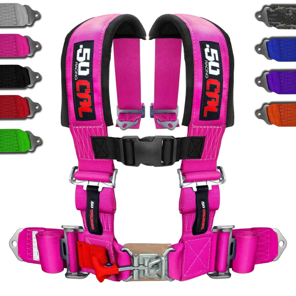 3" 4 point Harness Seat Belt 50 Caliber Racing