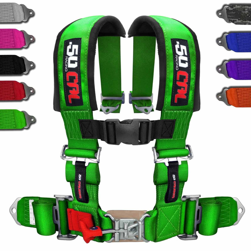 3" 4 point Harness Seat Belt 50 Caliber Racing