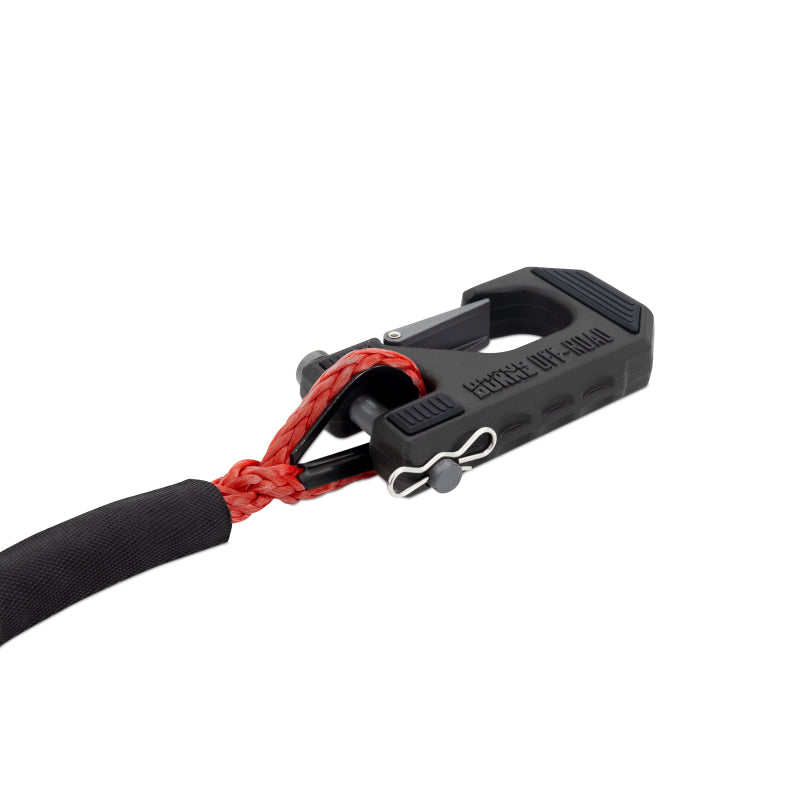 Borne Off-Road Winch Hook - 3/8in Rope - Hand Strap - Red BNWN-SR-38-85KRD