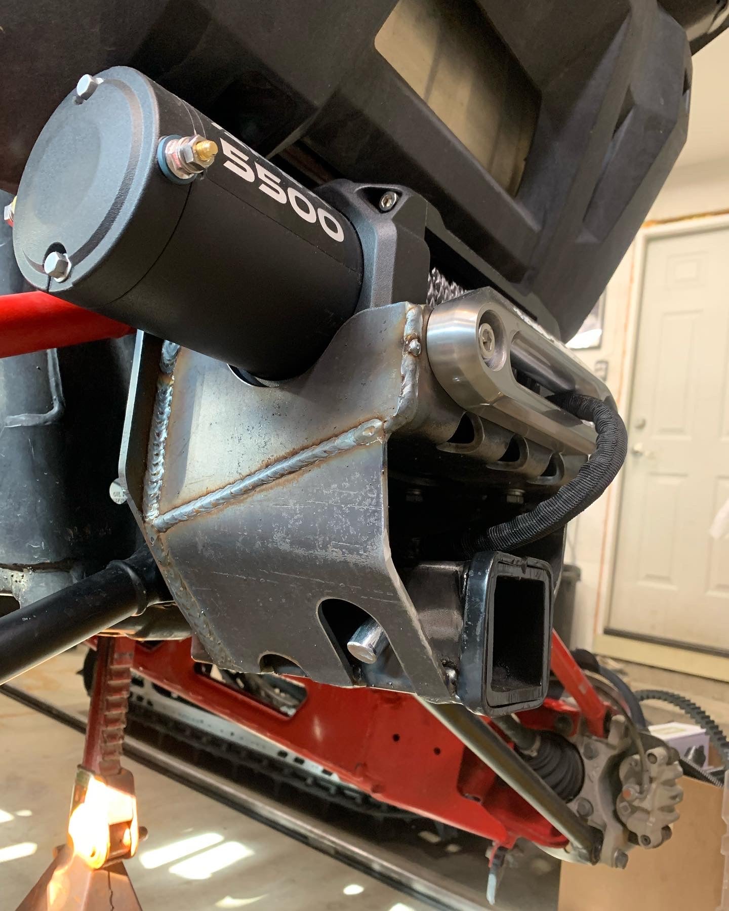 Rear Winch Mount with 2" Receiver