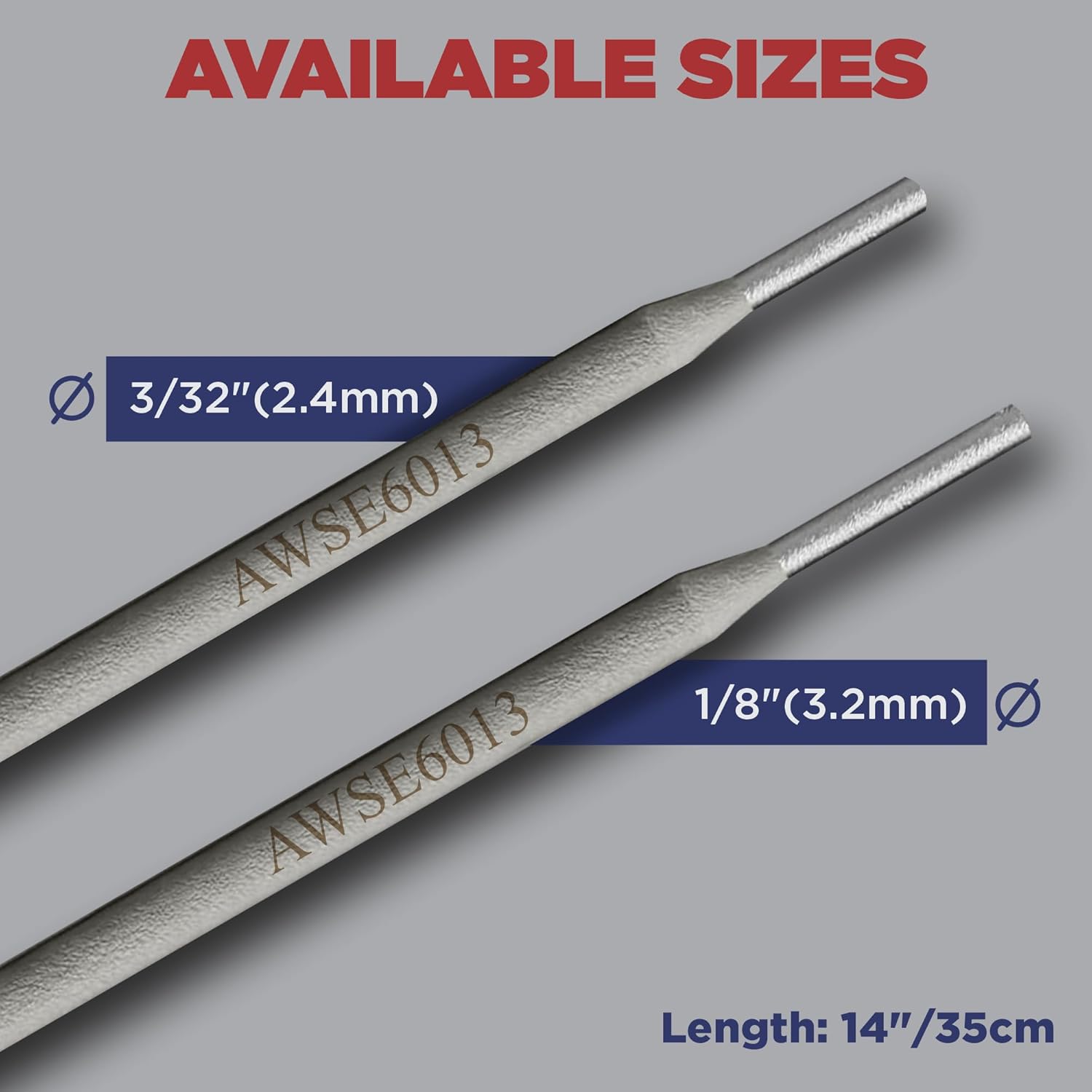 ATLASWELDER E6013 3/32'' 5LB Welding Rod Carbon Steel Stick Electrodes