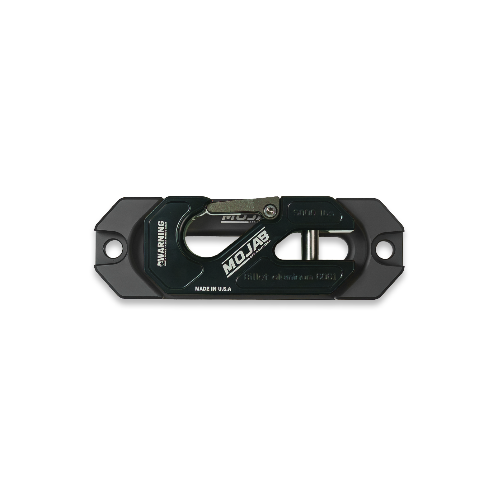 Side By Side / UTV Aluminum Recessed Winch Shackle with Fairlead Kit. (LIFE TIME WARRANTY*)