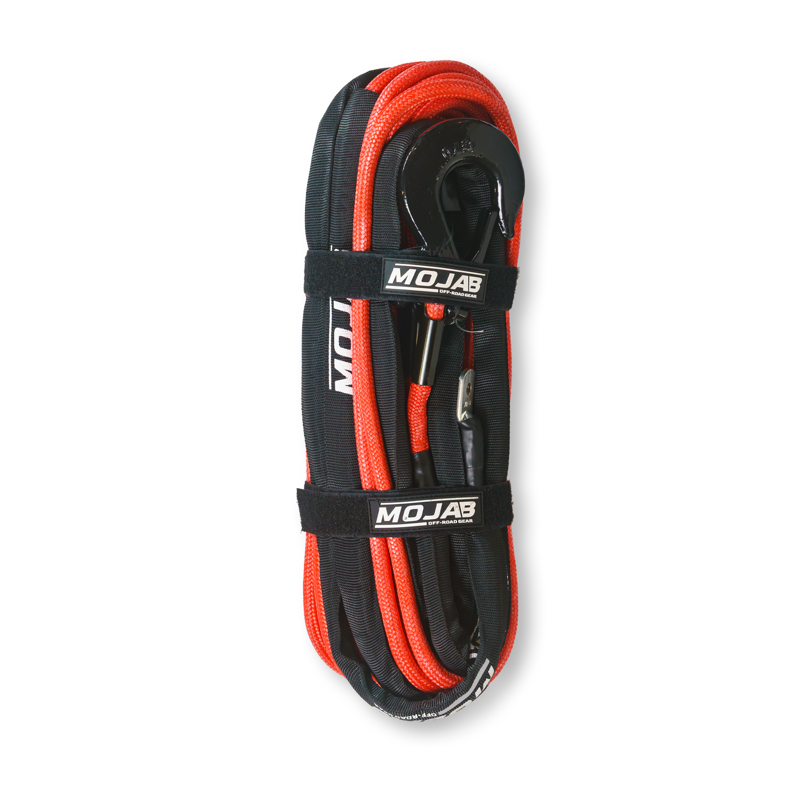 3/8" x 85' Double Braided Winch Rope & Forged Hook