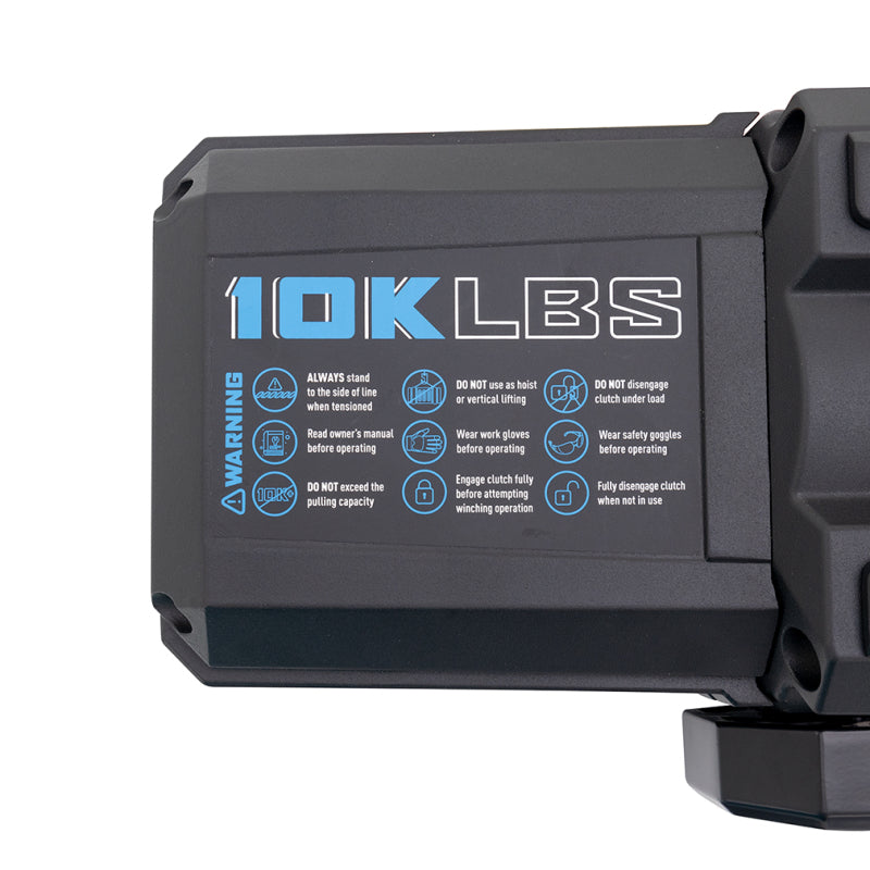 Borne Off-Road 10K Winch - Red Synthetic Rope BNWN-10-SRD