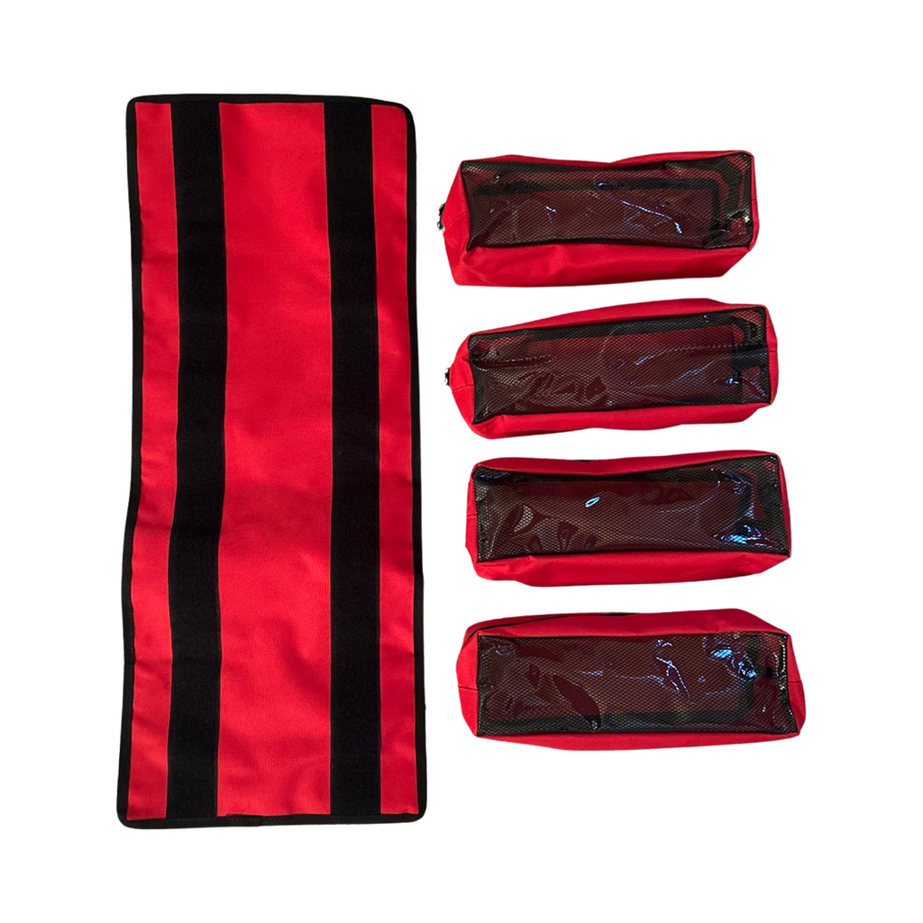 Medium Canvas Tool Organizer Bag with Removable Pouches