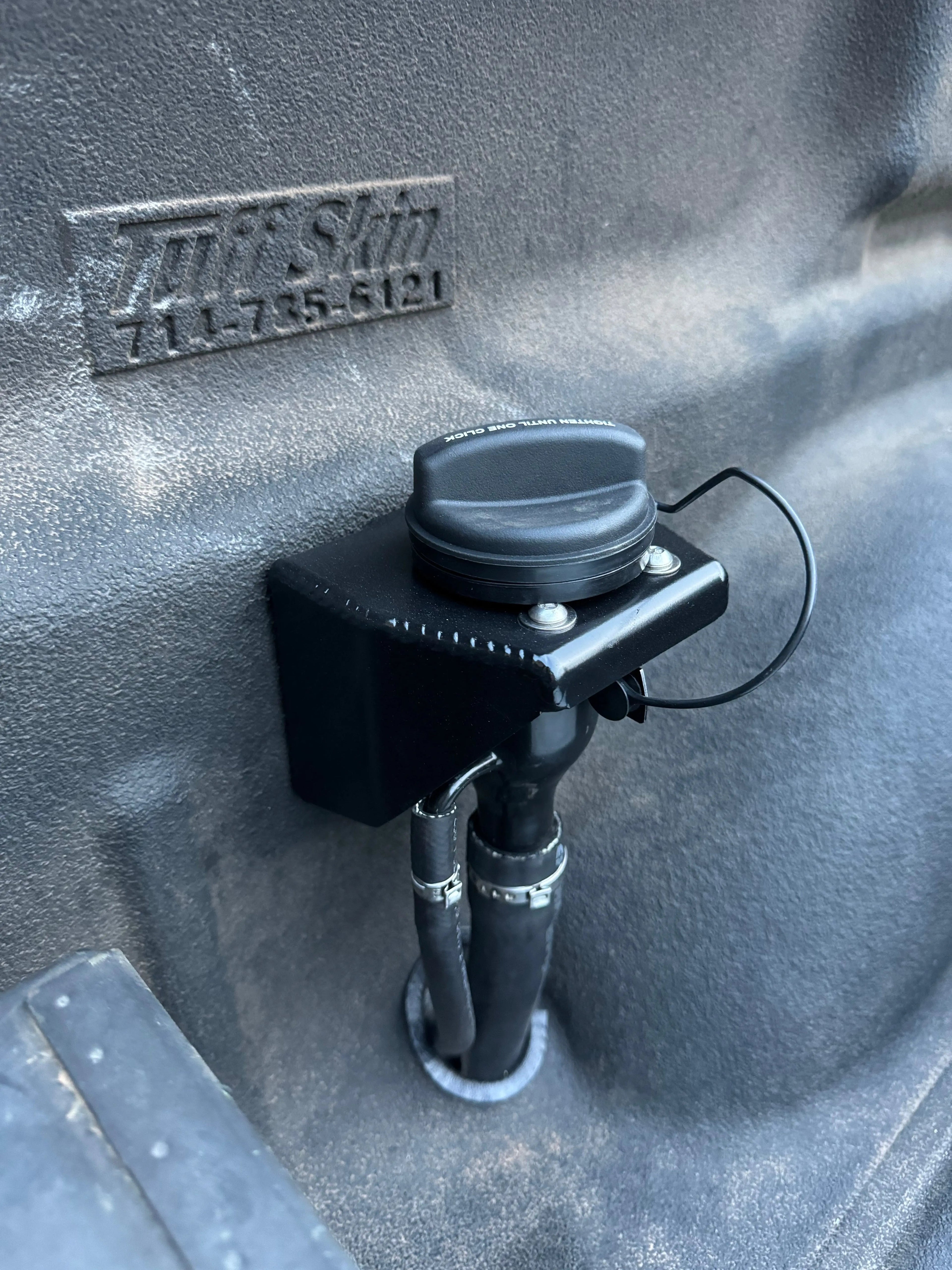 1999 - 2018 Chevy / Gmc oem Fabricated filler neck bed mount