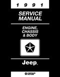 Detroit Iron - 1991 Jeep Shop Manual - 2 Volumes