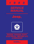 Detroit Iron - 1993 Jeep Wrangler & Cherokee Shop Manual - 2 Volumes