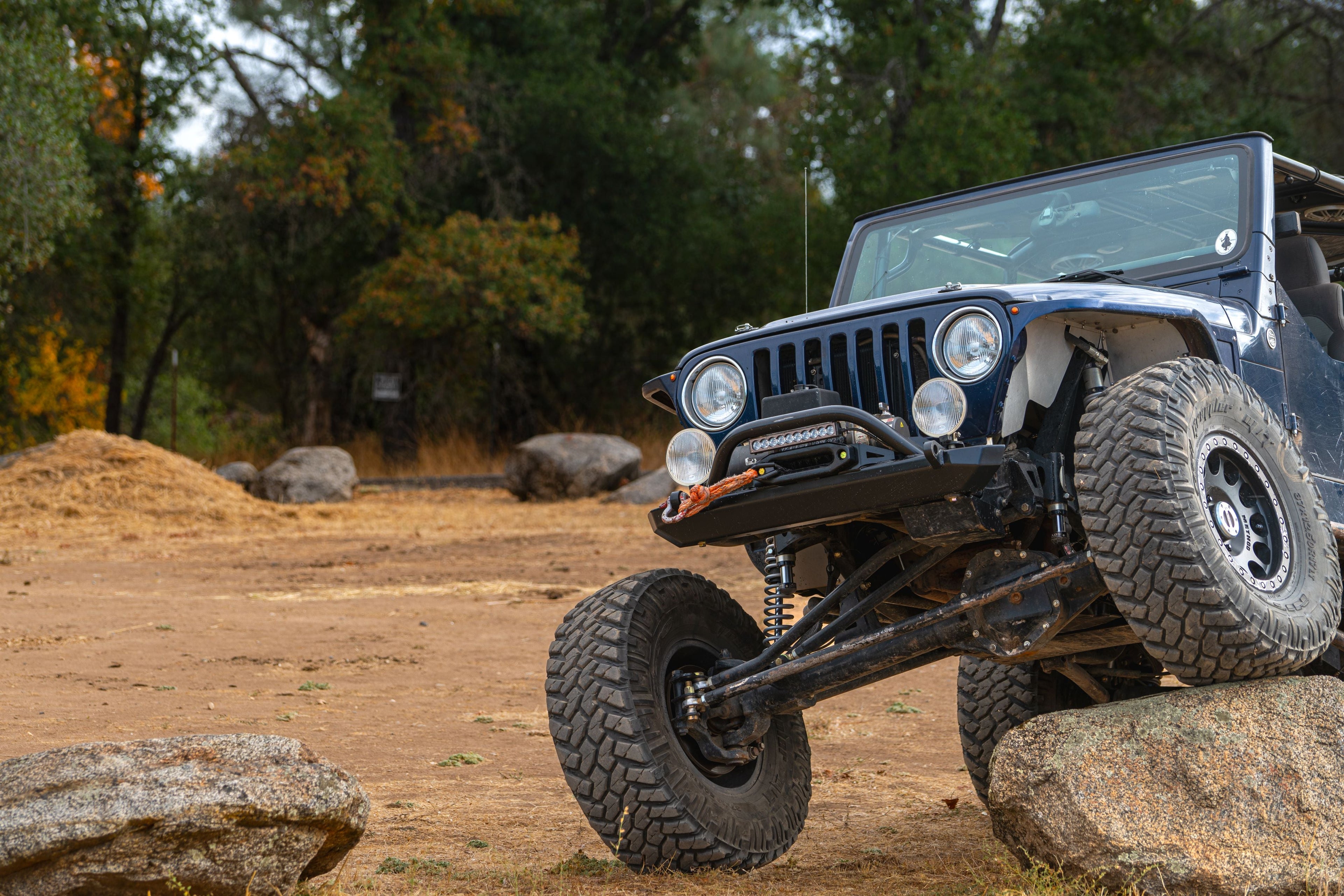Ruffstuff Front Bumper with Stinger for Jeep TJ/LJ