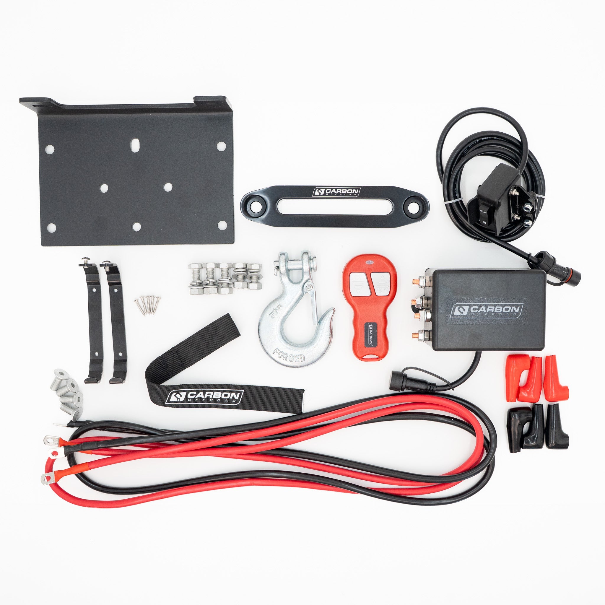 Carbon Offroad 6000lb ATV/Small 4x4 Winch