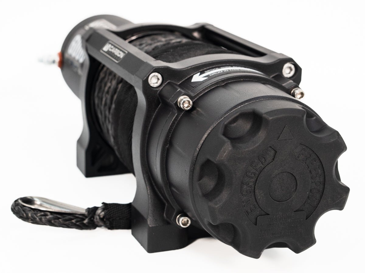 Carbon Offroad Long Drum 6000lb ATV/4x4 Winch