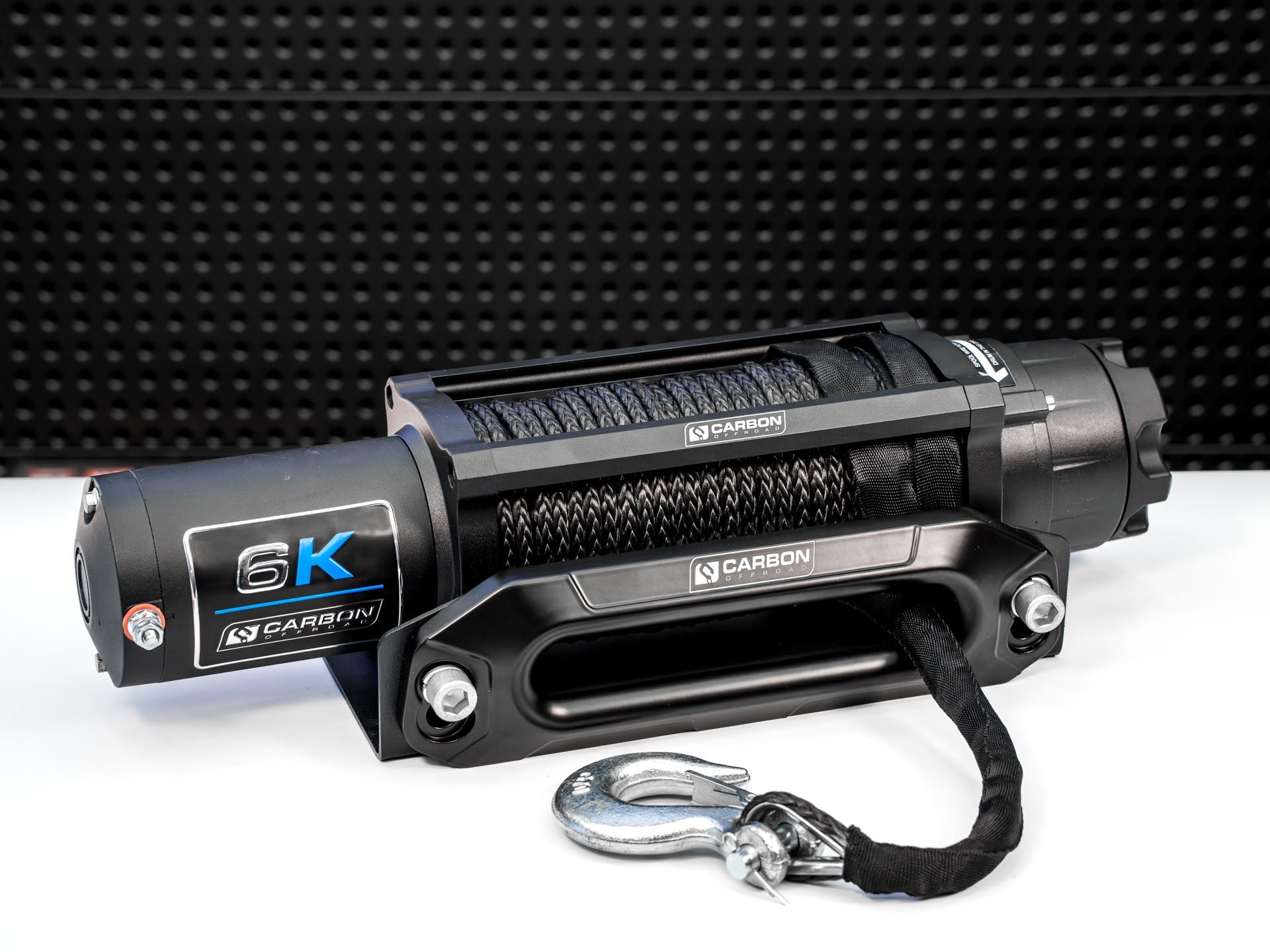 Carbon Offroad Long Drum 6000lb ATV/4x4 Winch