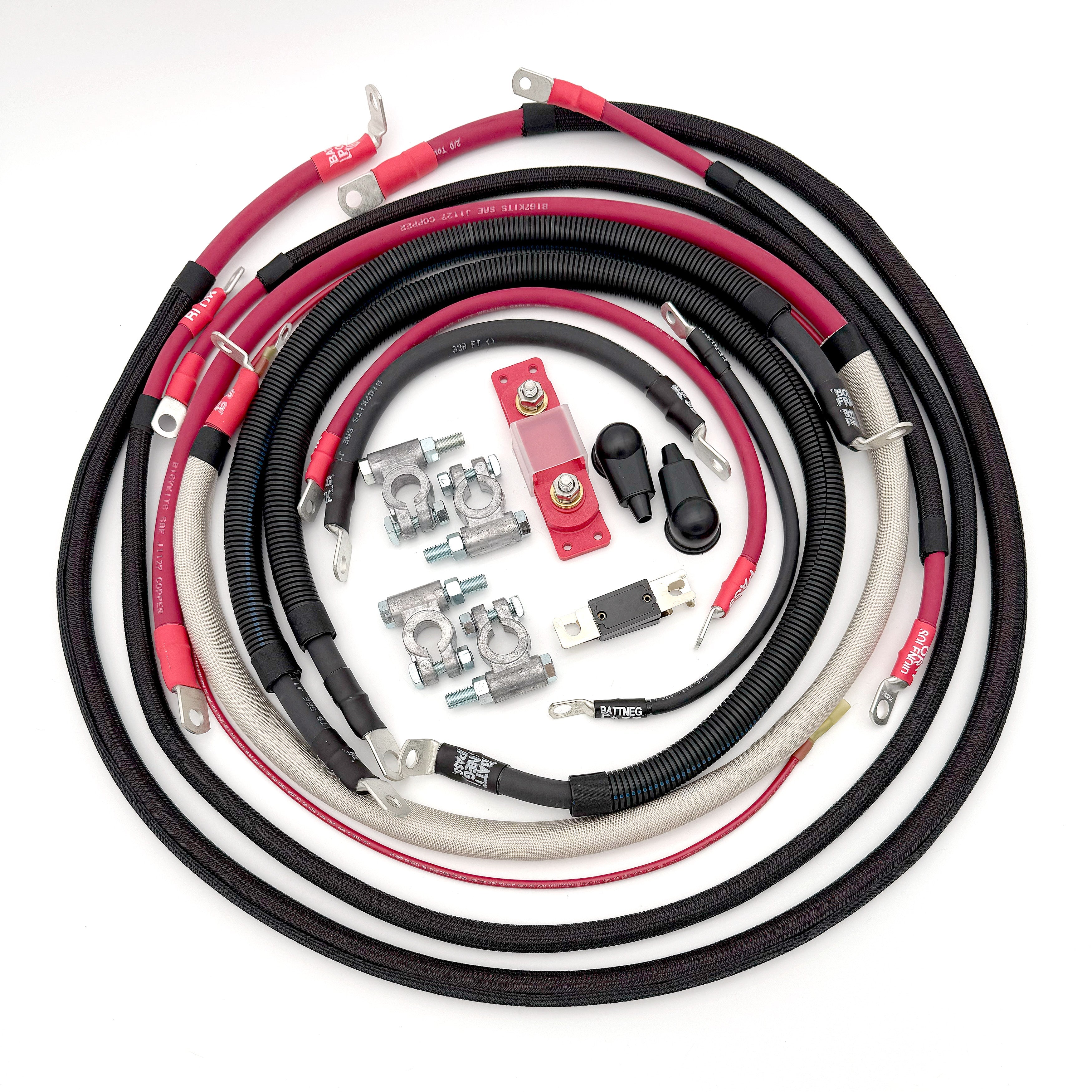 Ford Power Stroke 6.0 Diesel - F250/F350 Battery Cable Kit (2003-2007)