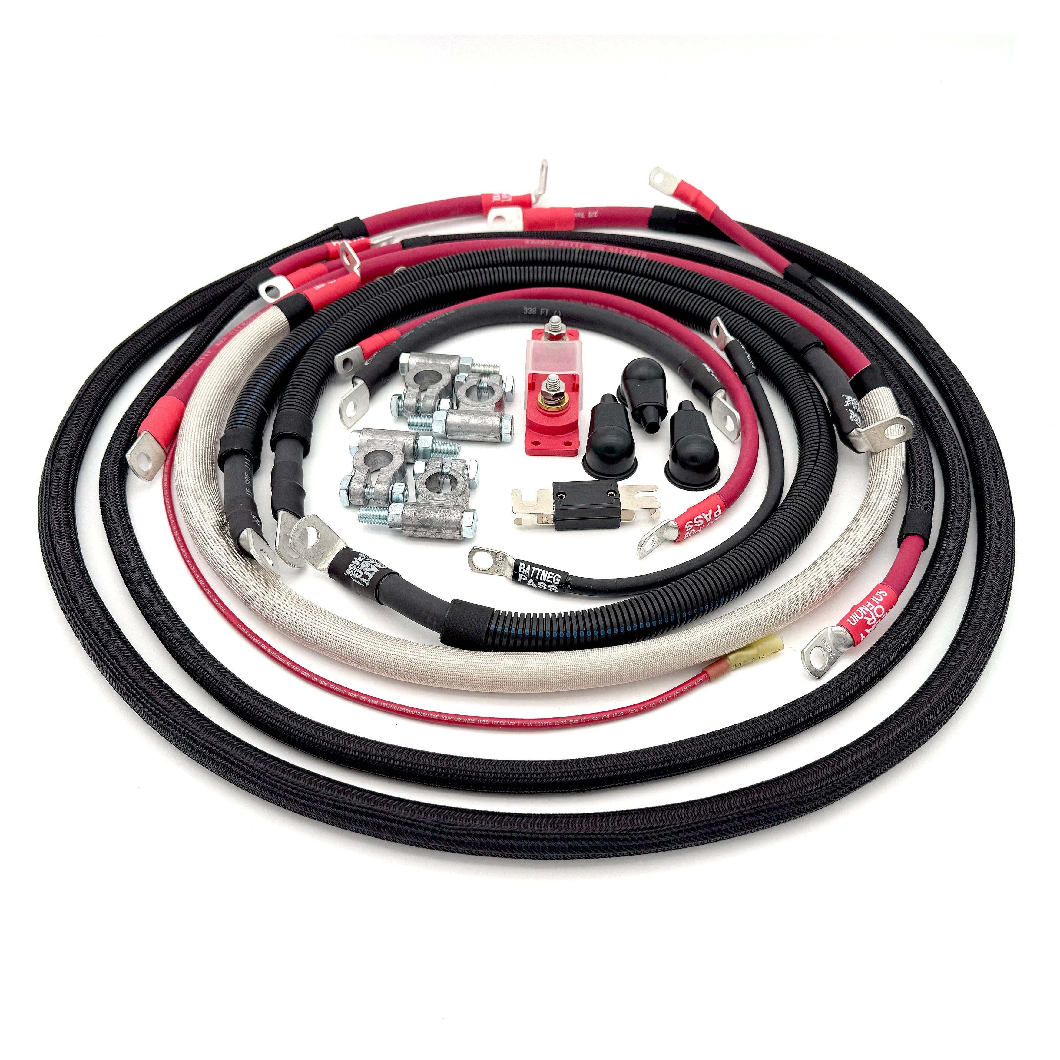 Ford Power Stroke 6.0 Diesel - F250/F350 Battery Cable Kit (2003-2007)