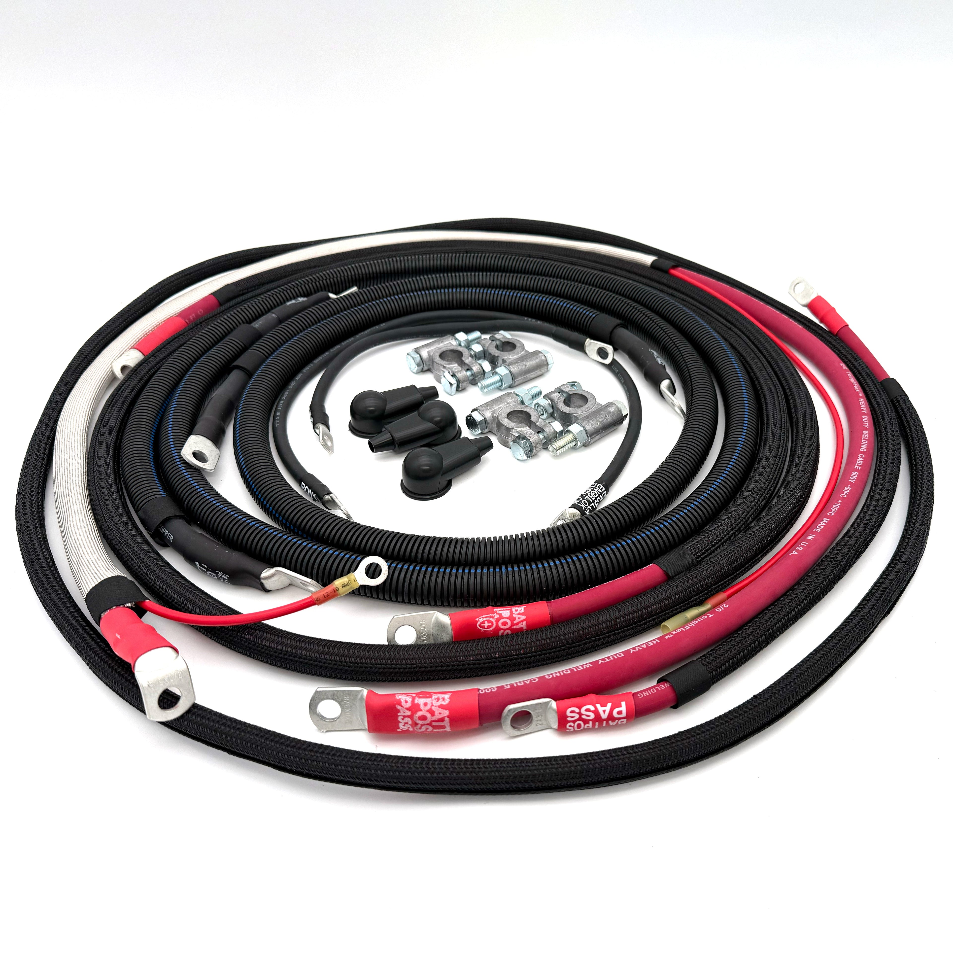 Ford Powerstroke 6.7 Diesel - F250/F350 Battery Cable Kit (2017-2021)