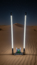 RGBW Vehicle Lighting System with Brake & Turn Signals