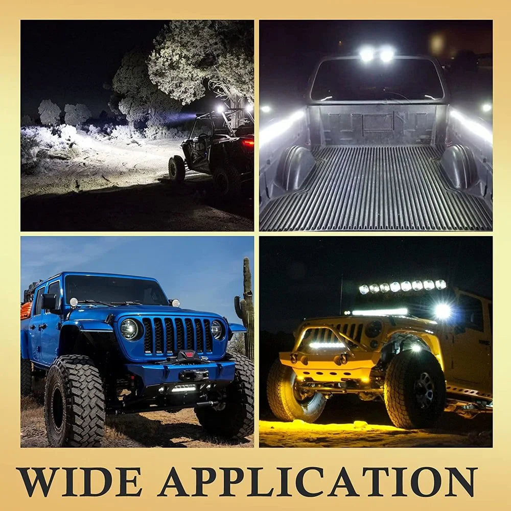 4" 123W LED Light Bar - Offroad Spotlight 12V/24V