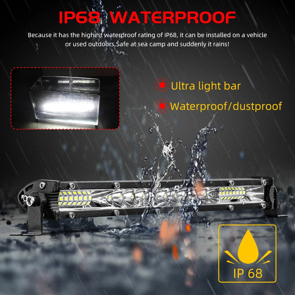 CO LIGHT 10D LED Work Light Bar Combo 4x4 Offroad