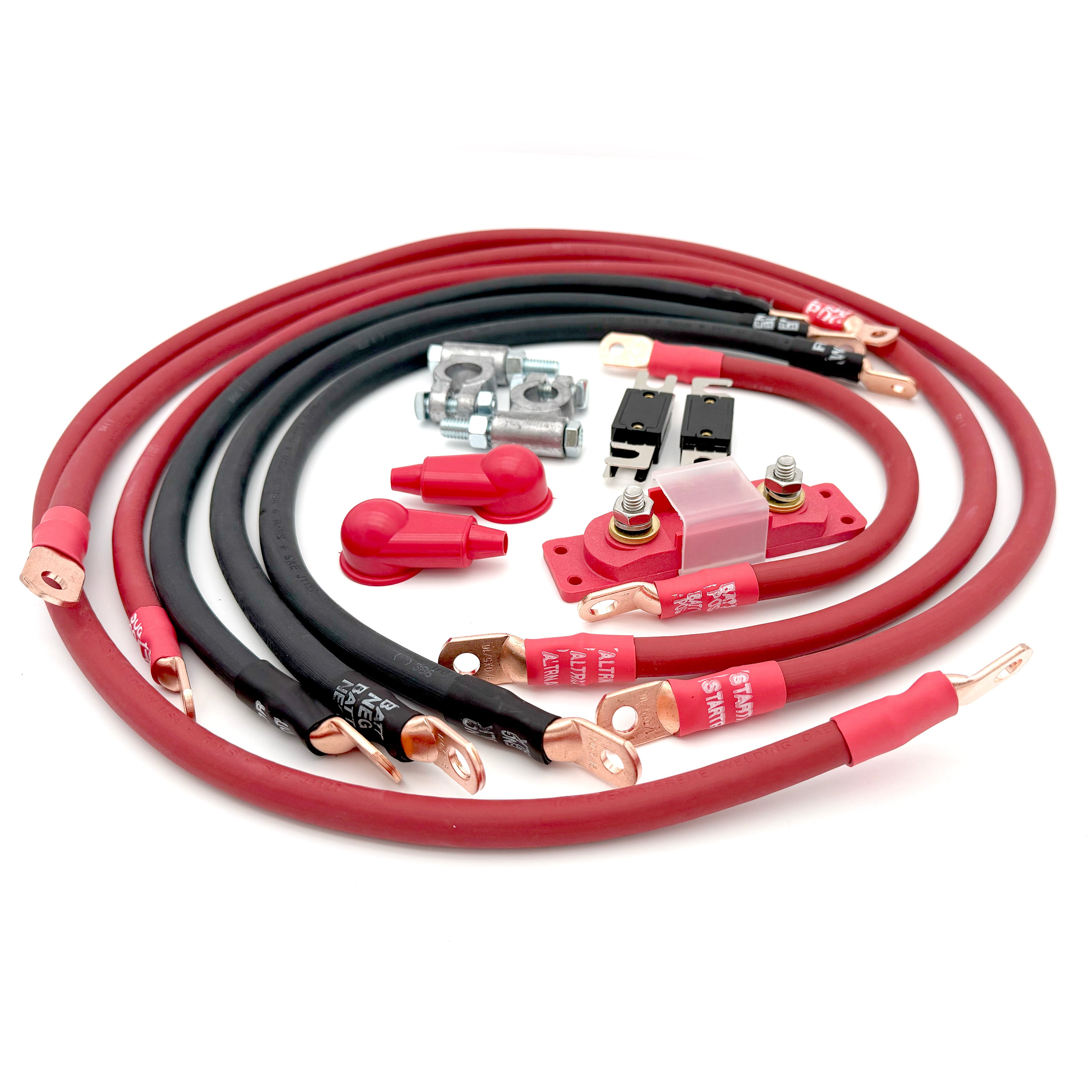 Jeep Wrangler JK Big 7 Battery Cable Kit (2007-2018)