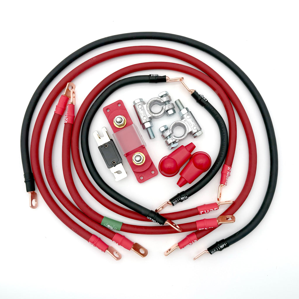 Jeep Comanche MJ Big 7 Battery Cable Kit (1987-1992)