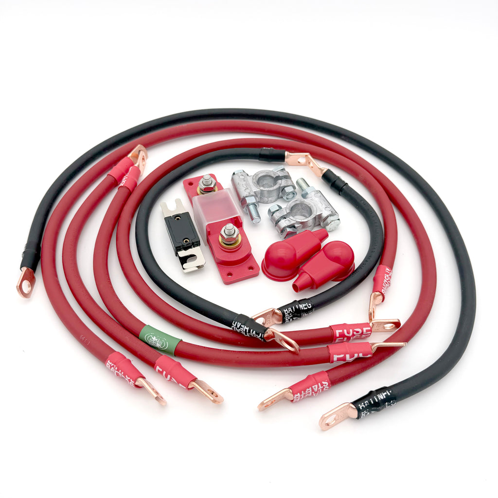 Jeep Comanche MJ Big 7 Battery Cable Kit (1987-1992)