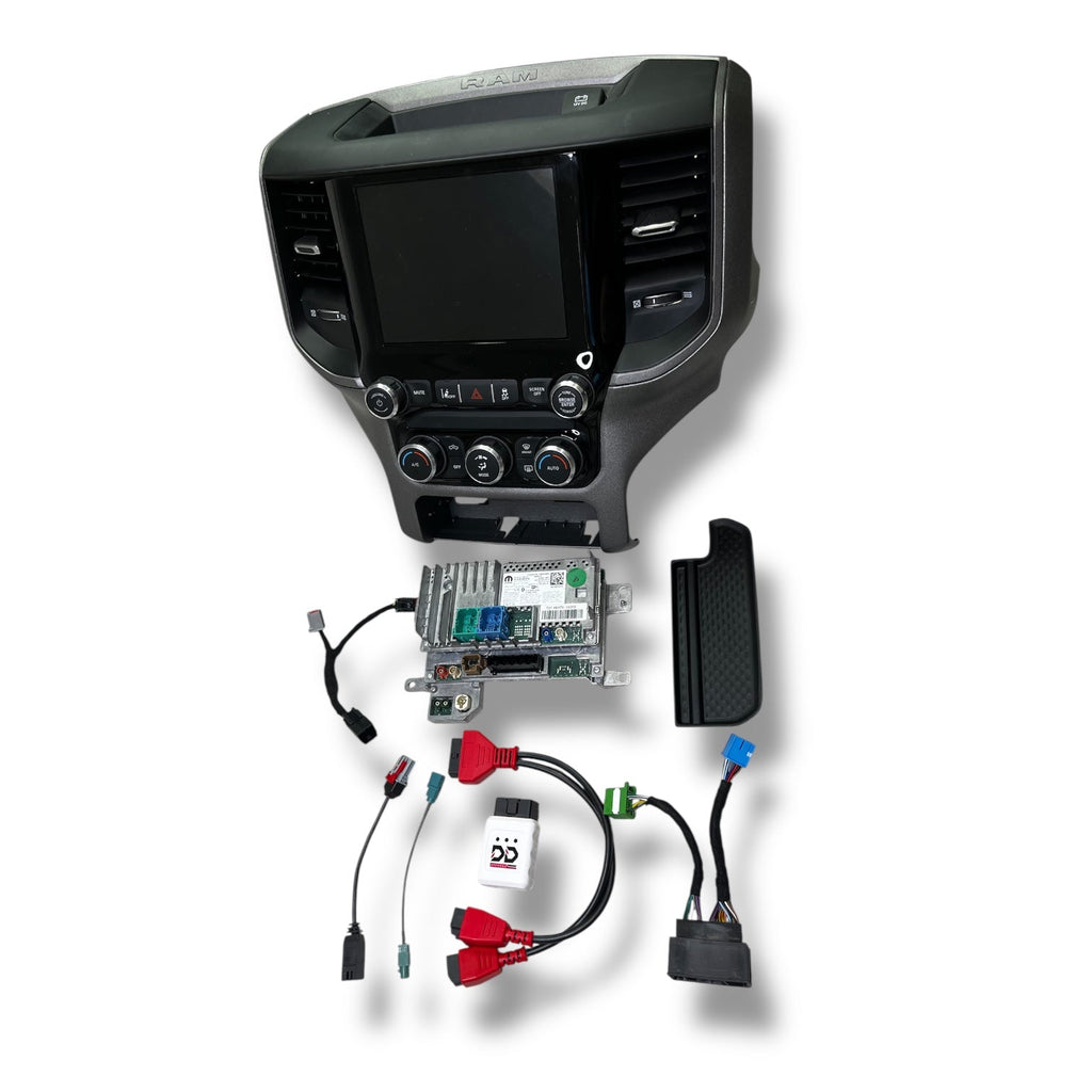 2019-2024 RAM Heavy Duty 2500/3500 UBL Uconnect 5 Upgrade kit with 8.4-inch Touchscreen including Wireless Apple CarPlay / Android Auto