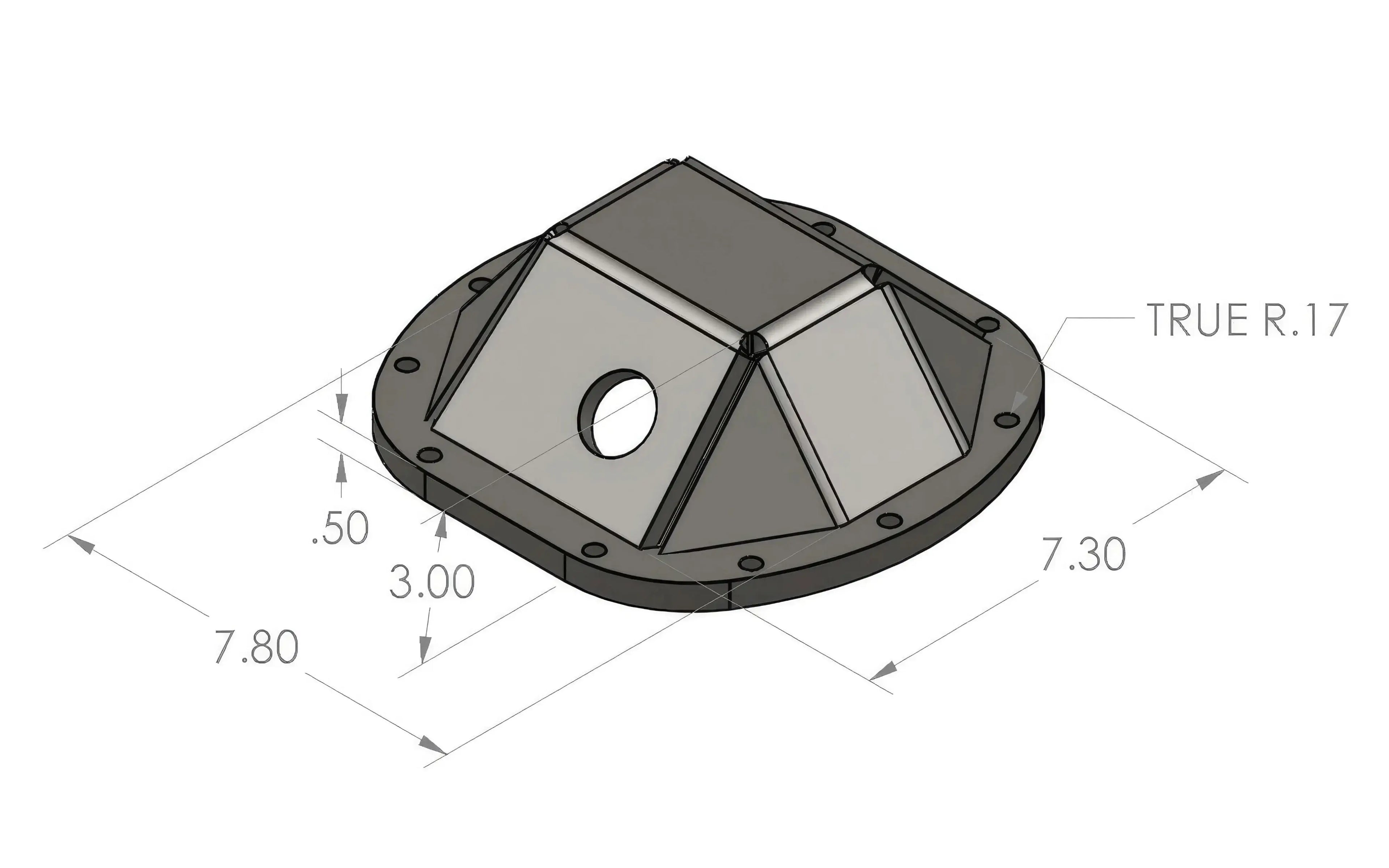 Dana 30 Differential Cover