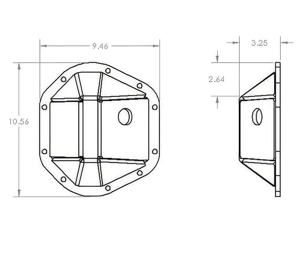 Dana 44 Differential Cover