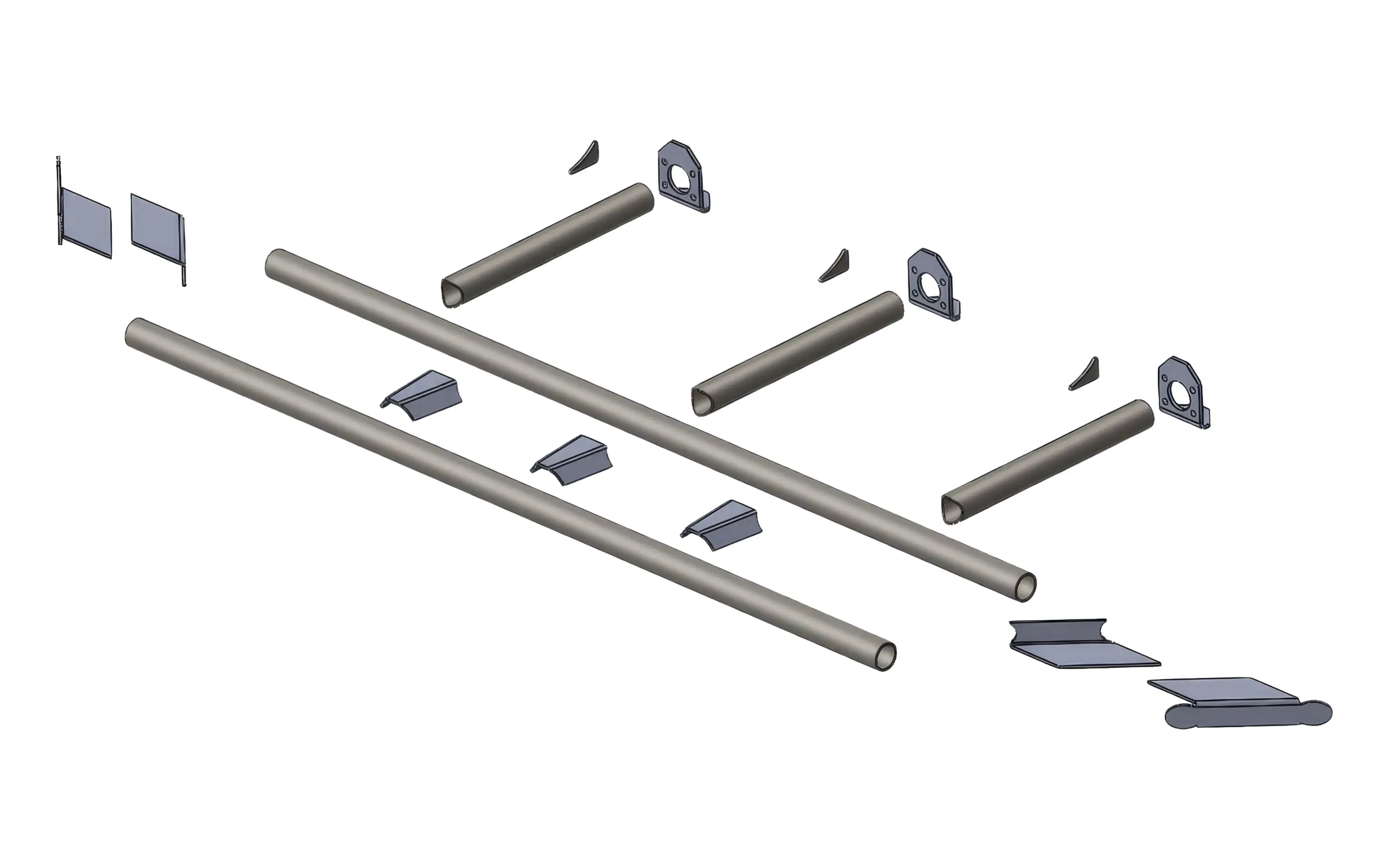 DIY Rock Sliders 60"