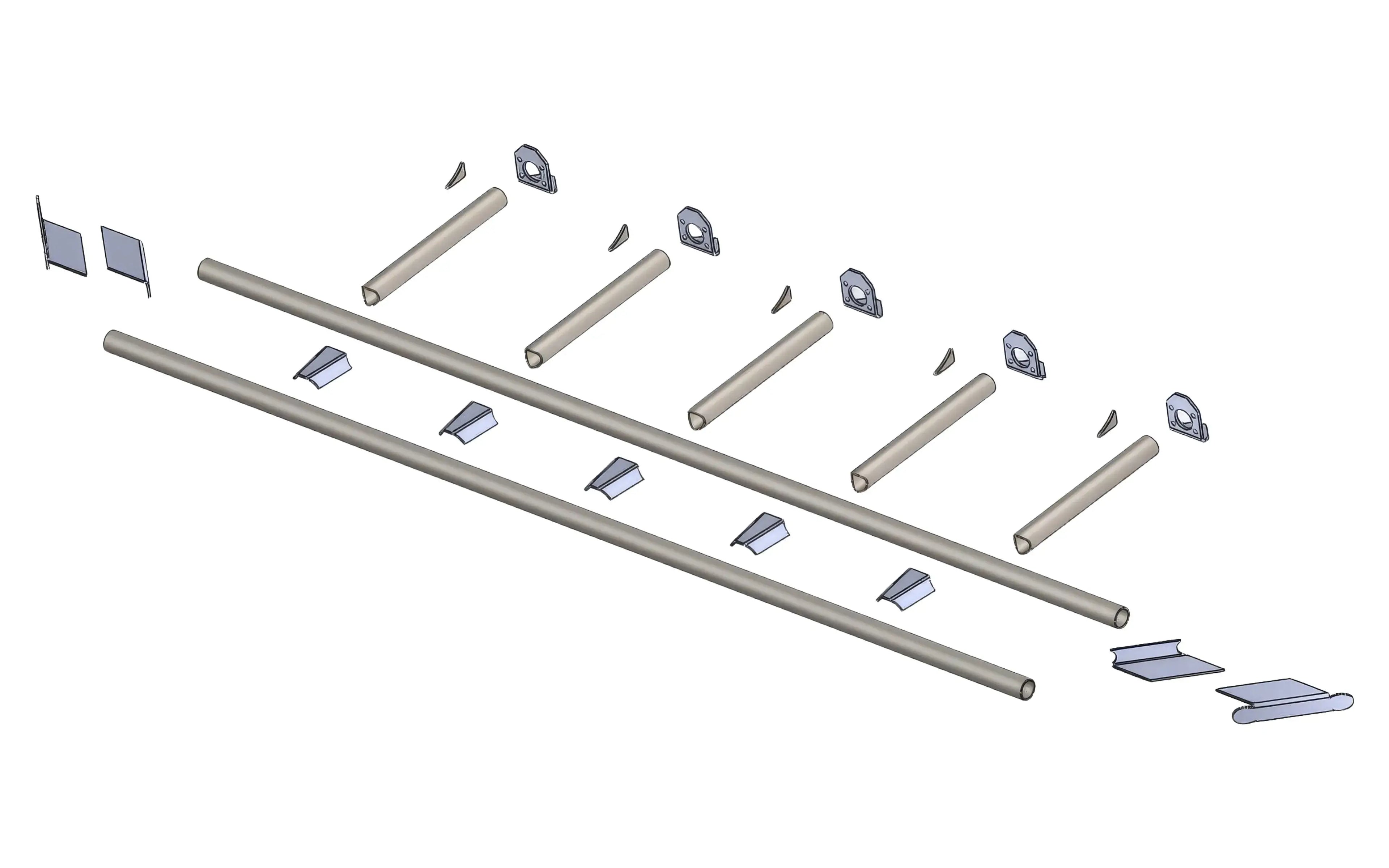 DIY Rock Sliders 93"
