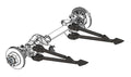 Super Duty Dana 60 Front Radius Long Arm Kit 05 Plus