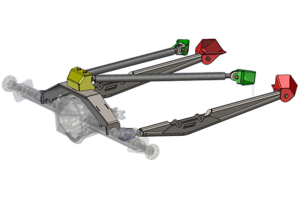 48" Trailing Arm 4 Link Kit
