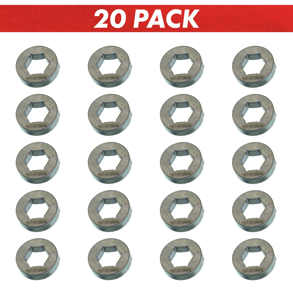 1/2" Bolt and Nut Locker - 20 Pack