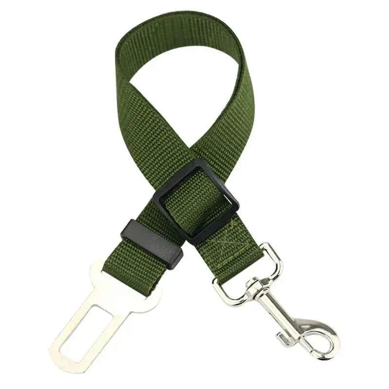 Pet Car Seat Belt Harness – Adjustable Safety Clip for Dogs & Cats
