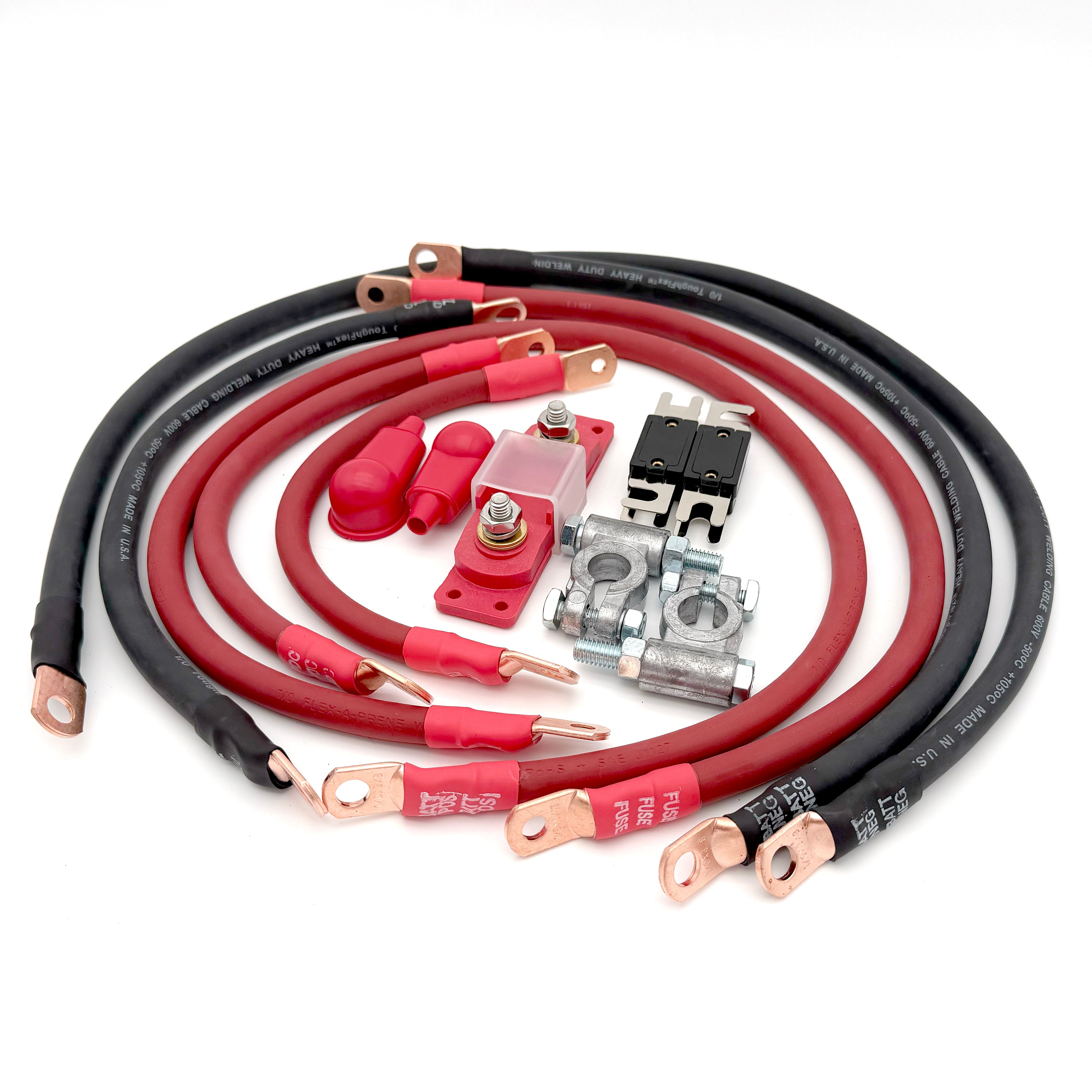 Jeep Wrangler TJ/LJ Big 7 Battery Cable Kit (1997-2006)