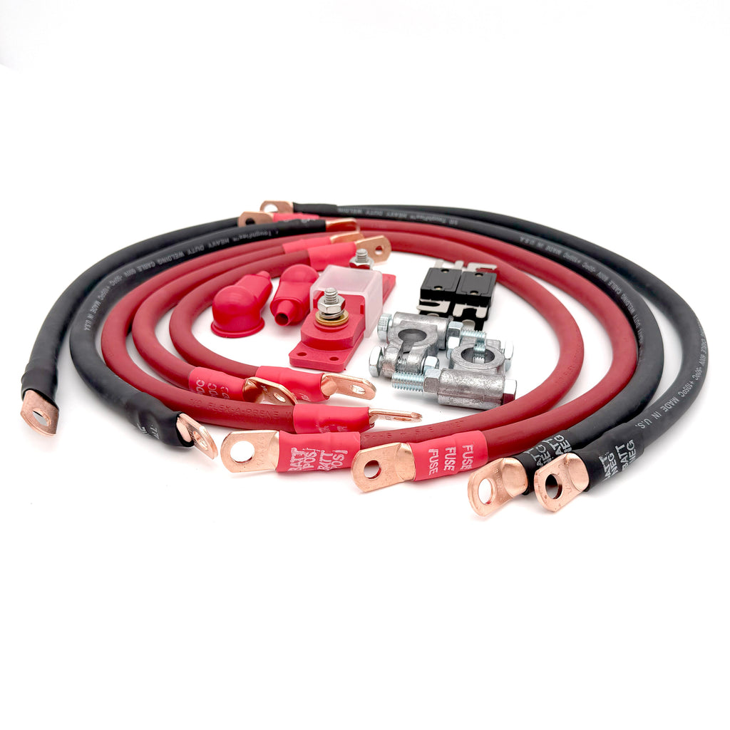 Jeep Wrangler TJ/LJ Big 7 Battery Cable Kit (1997-2006)