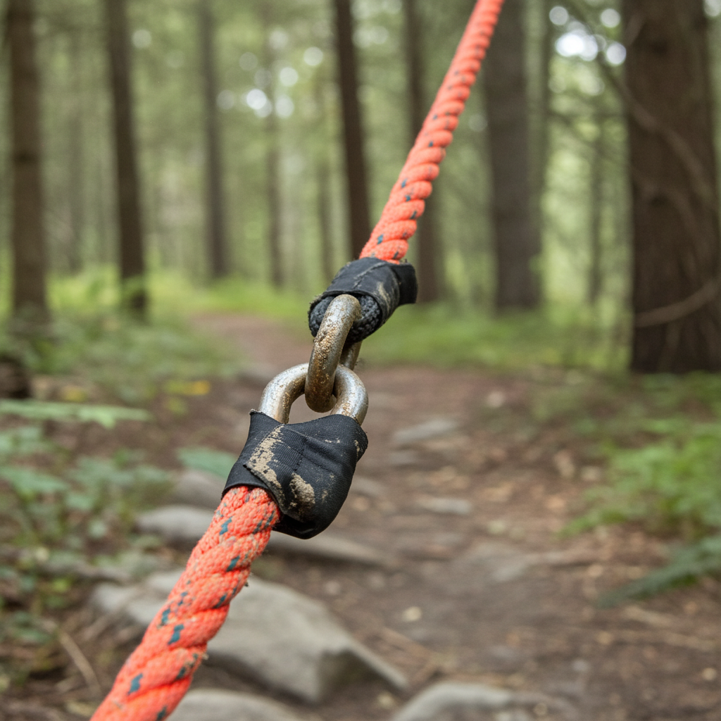 1 1/2” x 30' Kinetic rope with storage bag (Lifetime Warranty)