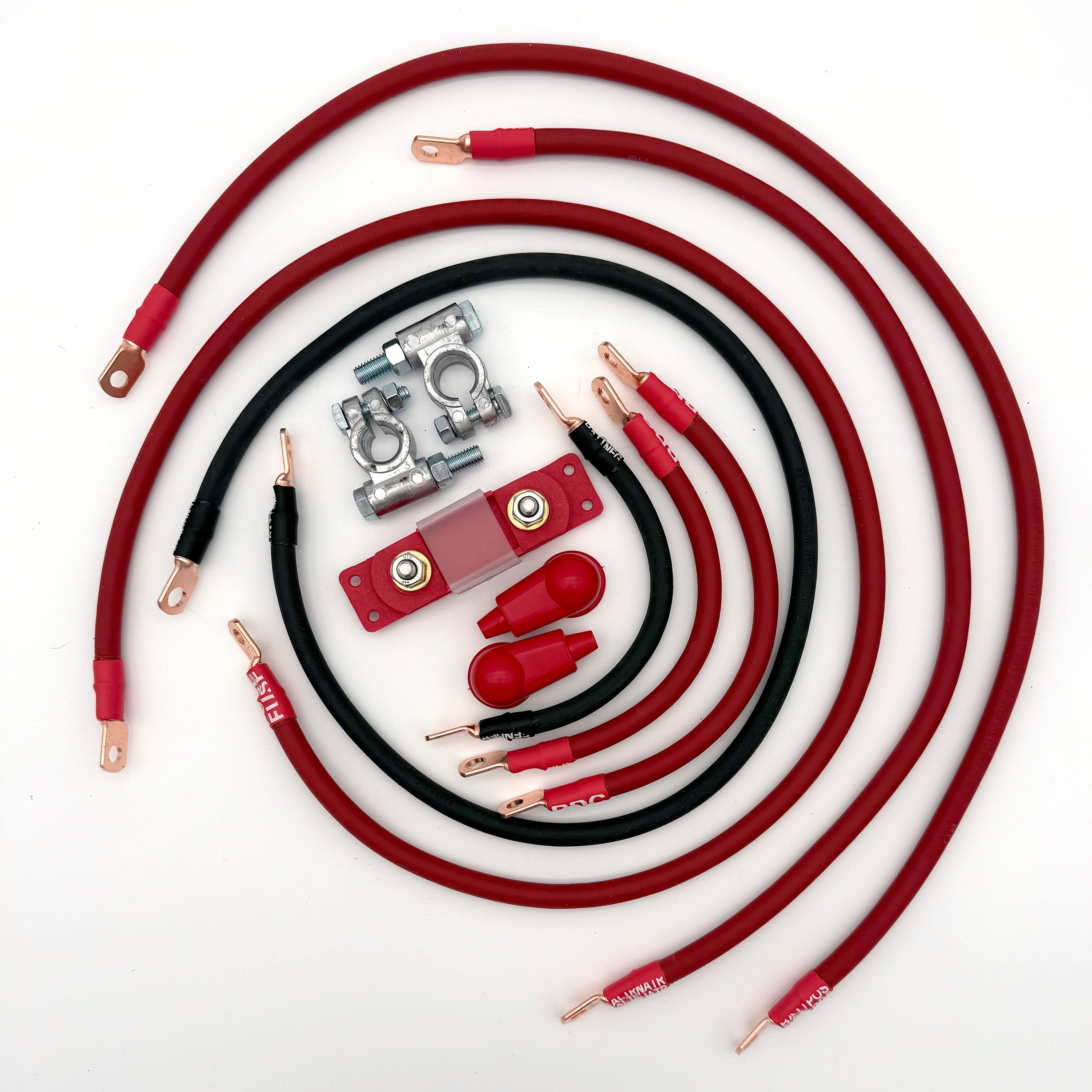 Jeep Commander XK Big 7 Battery Cable Kit (2005-2010)
