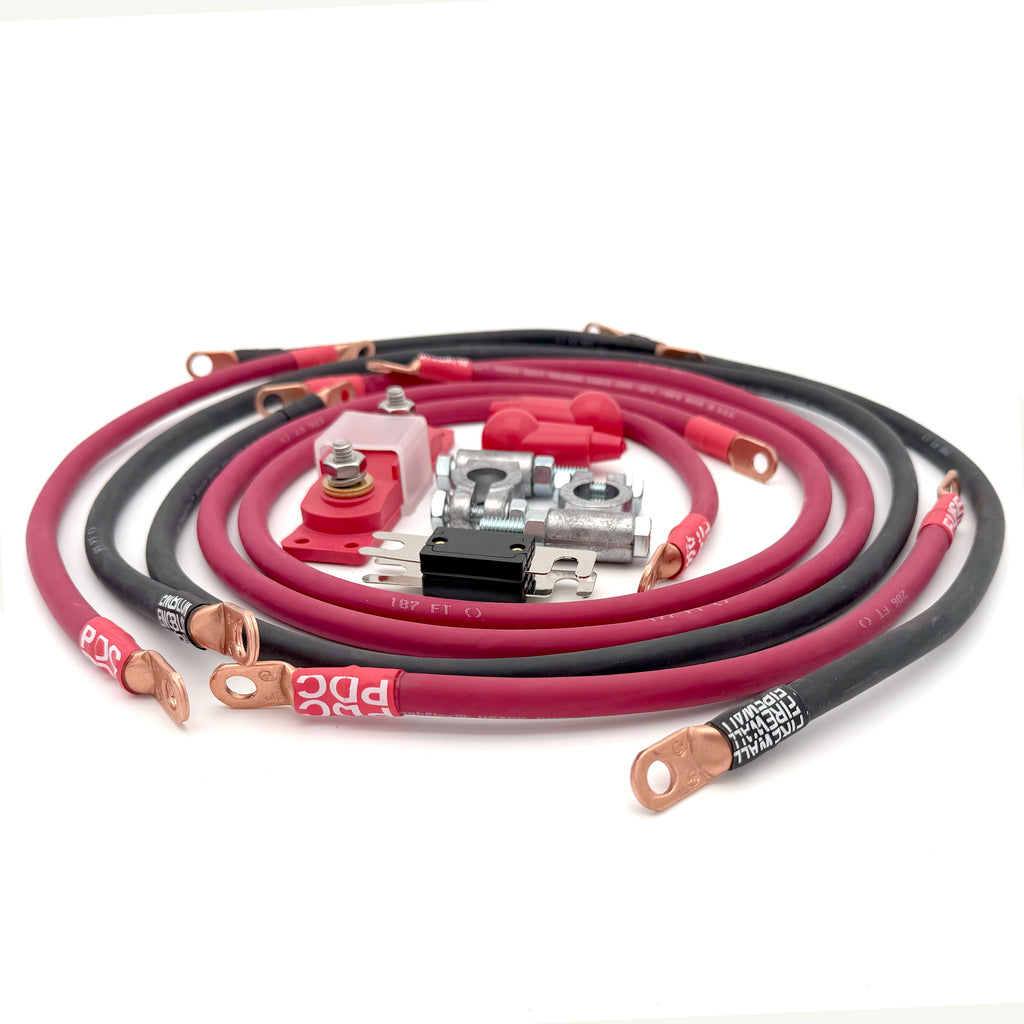 Jeep Grand Cherokee ZJ Big 7 Battery Cable Kit (1993-1998)