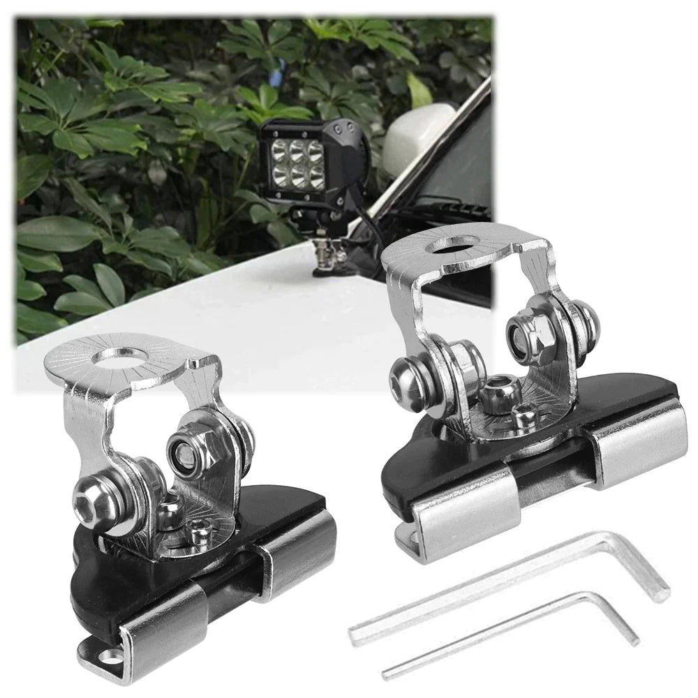 LED Light Bar Hood Mount Brackets (2PCS)