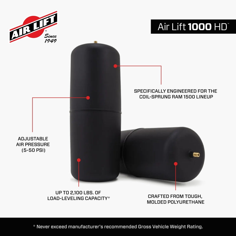 Air Lift 1000HD Air Spring Kit