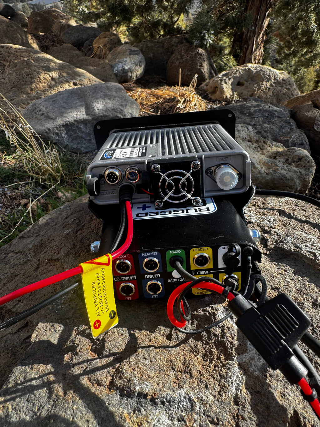 Rugged Radios Remote Head Intercom Mount - Pairs with MT-DMU-RM-RS