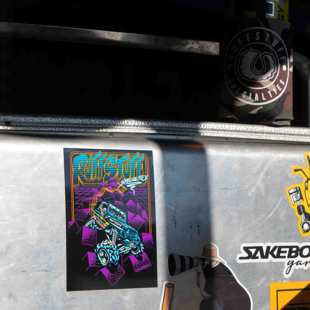 Ruffstuff Throwback Jeep Sticker