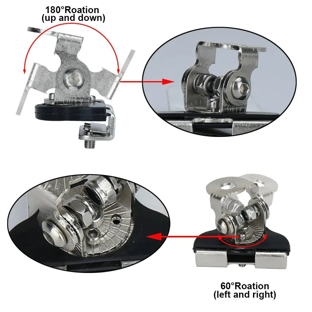 LED Light Bar Hood Mount Brackets (2PCS)