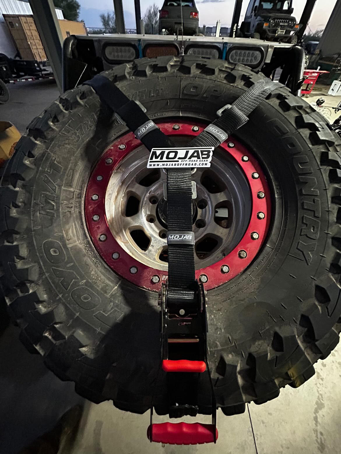 2" x 10' Ratchet & 2" x 39" Axle Tie-Down Set (4-Pack)