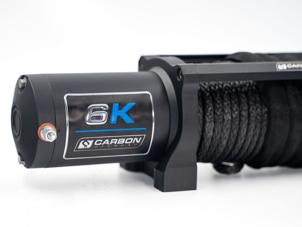 Carbon Offroad Long Drum 6000lb ATV/4x4 Winch